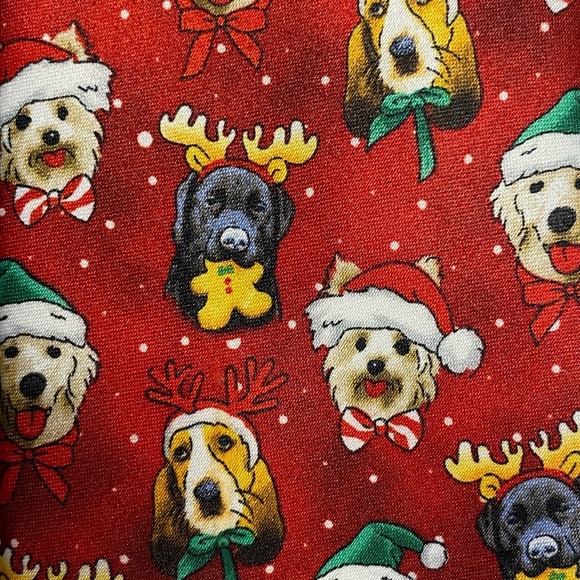 Holiday Green Santa Tie for Men - Picture 13 of 13